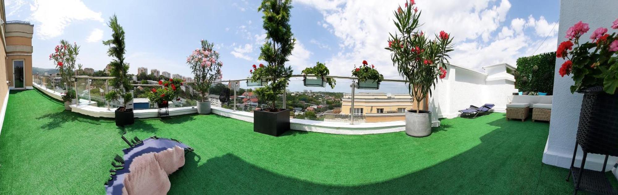 Penthouse View Aeroport Iasi Lejlighed Eksteriør billede