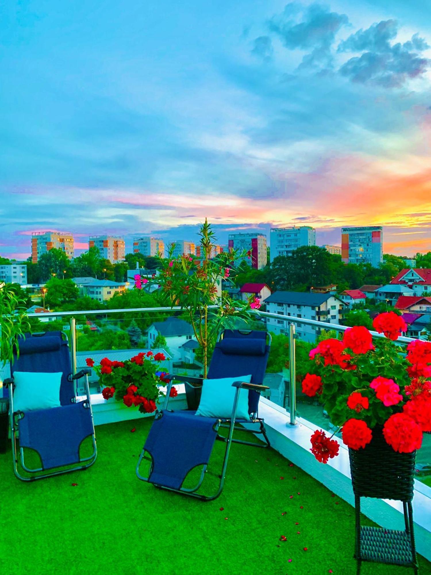 Penthouse View Aeroport Iasi Lejlighed Eksteriør billede